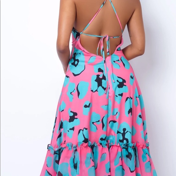 Banjul Maxi Dress. Size M, - Picture 3 of 4